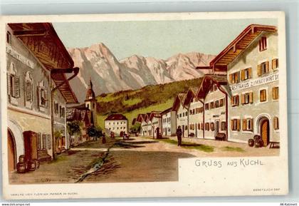 5431 Kuchl Künstlerkarte Gasthaus Mühlthaler sign. - 52220633