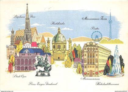 B48012 Wien monuments multiviews   austria