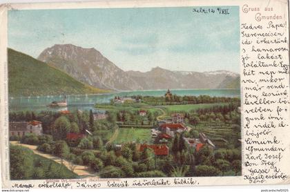 B80304 gmunden schloss ort gmunden austria   front/back image