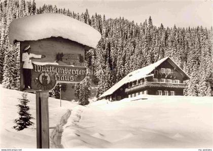 Hirschegg Kleinwalsertal Vorarlberg AT Wuerttemberger-Haus Kleinwalsertal Winter