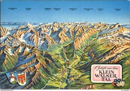 Kleinwalsertal Karte