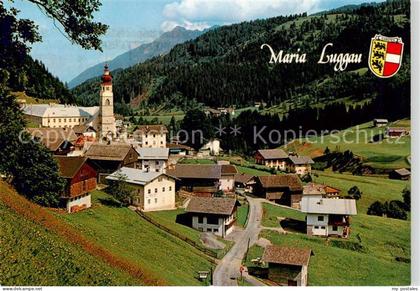 Maria-Luggau Kaernten AT Wallfahrtskirche im Lesachtal mit Plenge