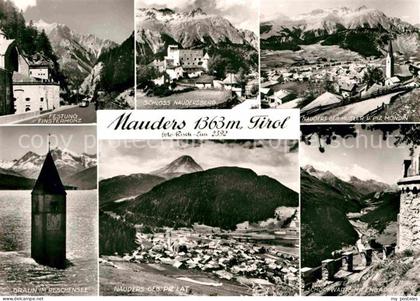 Nauders Tirol Festung Finstermonz Schloss-Naudersberg Nauders Graun im Reschense