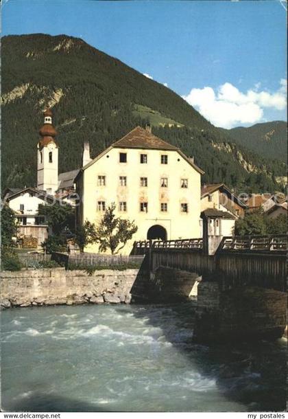 Oberinntal Pfunds Stuben Holzbruecke