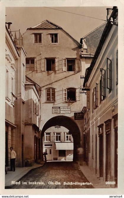 Ried im Innkreis Ob.-De. Schärdingertor Postkarte AK 1942
