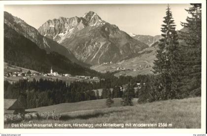 Riezlern Kleinwalsertal Vorarlberg Riezlern Kleinwalsertal Hirschegg Mittelberg