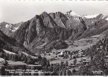 AK 153708 AUSTRIA - Prägarten - Osttirol mit Quirl und Malhamspitze