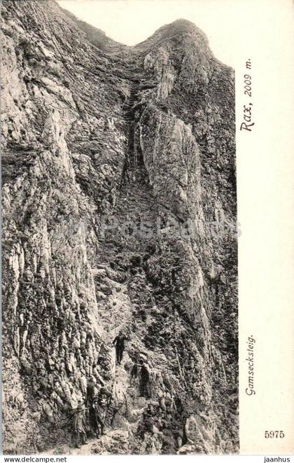 Rax 2009 m - Gamsecksteig - 5975 - 1900s - Austria - unused