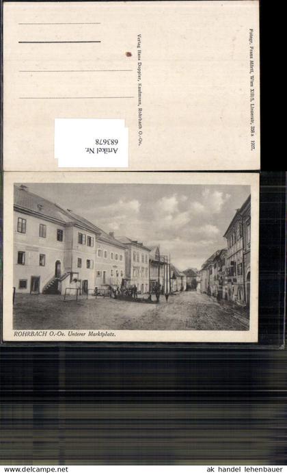 683678 Rohrbach Partie am Marktplatz Unterer Marktplatz