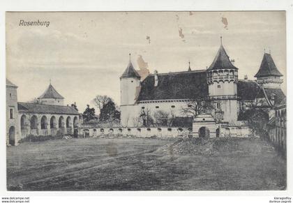 Rosenburg old postcard posted 1912 Mühlbach pmk b200901