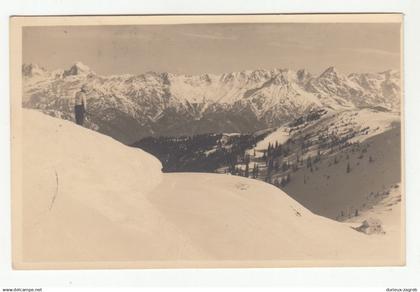 Schönleitten-Hütte bei Saalbach old postcard posted 195? b200710*
