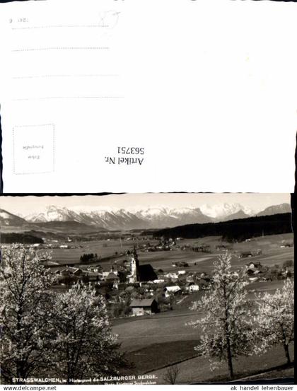 563751,Foto Ak Straßwalchen Strasswalchen m. Salzburger Berge