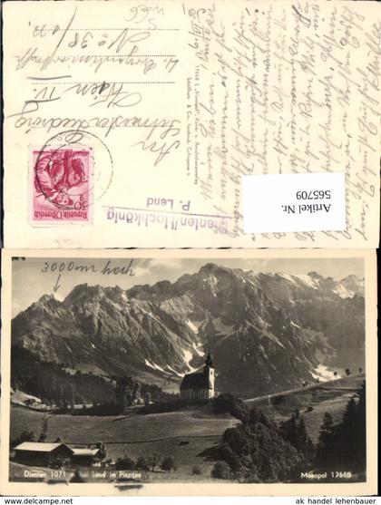 565709,Dienten am Hochkönig b. Lend i. Pinzgau Stempel Dienten/Hochkönig Post Lend