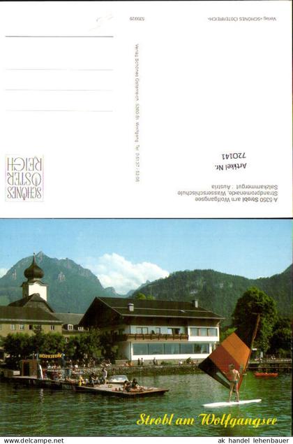 720141 Strobl a. Wolfgangsee Strandpromenade Wasserschischule