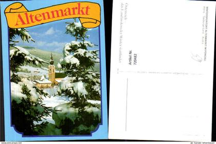 720482 Altenmarkt im Pongau Ansicht im Winter Bäume i. Vordergrund