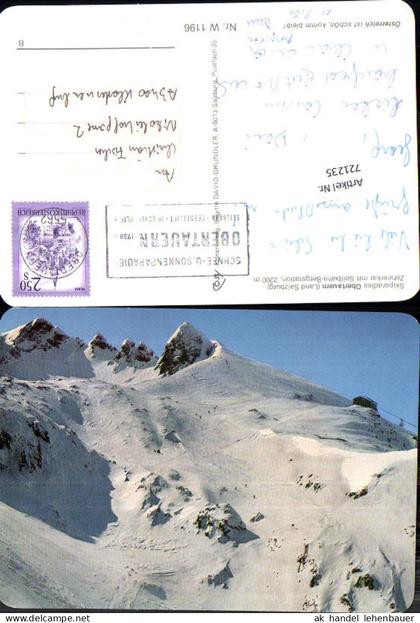 721235 Obertauern Obertauern Bez. St. Johann im Pongau