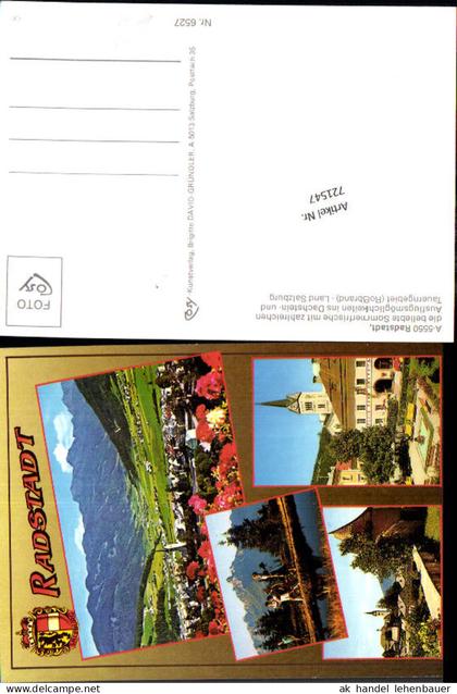 721547 Radstadt Gemeinde Radstadt Bez. St. Johann im Pongau