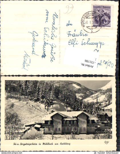 721786 Mühlbach am Hochkönig Mühlbach am Hochkönig Bez. St. Johann im Pongau