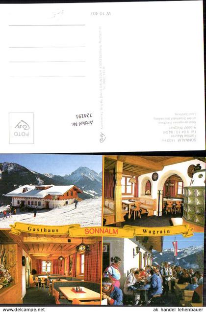 724191 Wagrain Gasthaus Sonnalm Marktgemeinde Wagrain Bez. St. Johann im Pongau