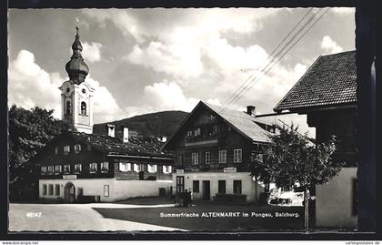 AK Altenmarkt im Pongau, Ortspartie mit Gasthof