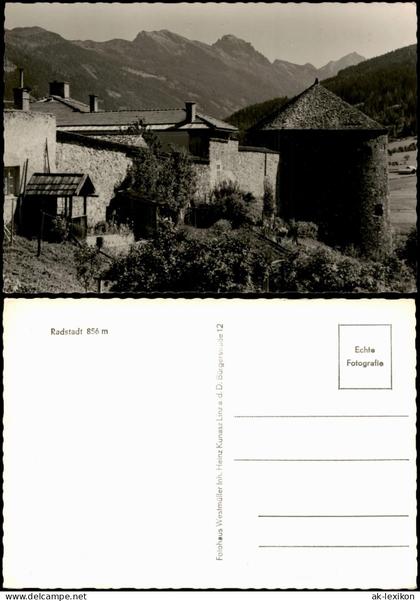 Ansichtskarte Radstadt Panorama-Ortsansicht Radstadt 1960