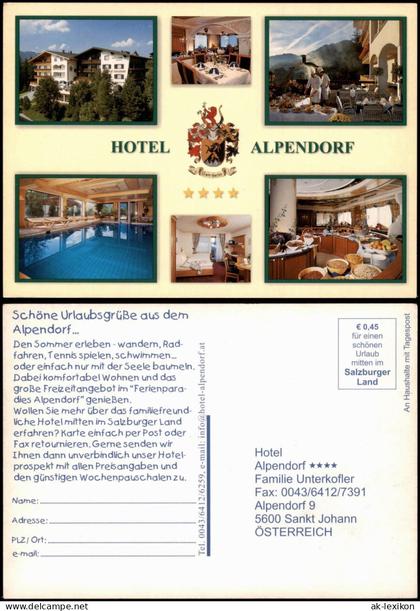Ansichtskarte St. Johann im Pongau Sankt Johann im Pongau Hotel Alpendorf 2004