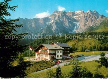 Dienten Hochkoenig Alpengasthof Pension uebergossene Alm