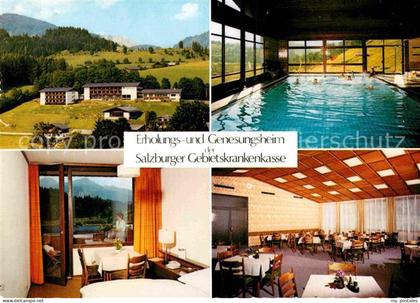 Goldegg Erholunsheim Genesungsheim der Salzburger Gebietskrankenkasse Hallenbad