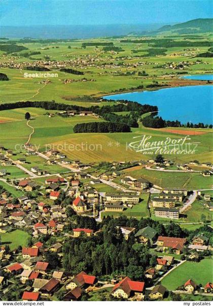 Henndorf Wallersee Salzburg AT Panorama Strandbad am Wallersee Sommerfrische