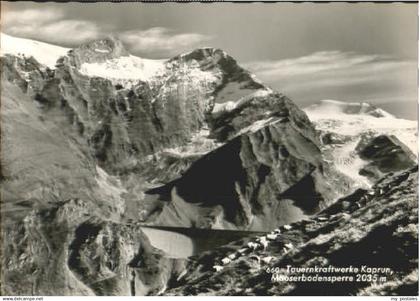 Kaprun Mooserbodensperre Tauernkraftwerk Kaprun