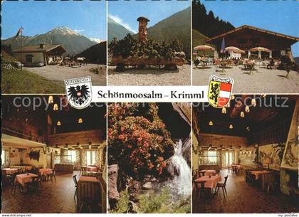 Krimml Schoenmoosalm Teilansichten