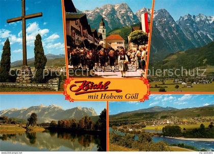 Kuchl Gipfelkreuz Ortsmotiv Panorama Seepartie
