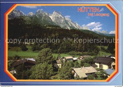 Leogang Teilansicht von Huetten