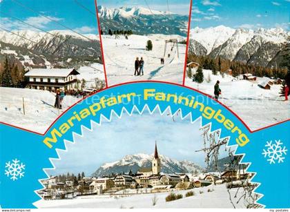 Mariapfarr AT Fanningberg Weisspriach Schlepplift Panorama