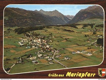 Mariapfarr Fliegeraufnahme Lungau Alpenpanorama Wappen