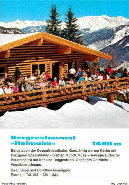 Rauris Bergrestaurant Heimalm