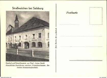 Salzburg Oesterreich Strasswalchen Gasthaus Zur Post