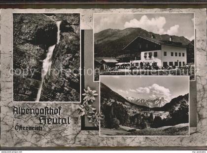 Unken Alpengasthof Heutal Wasserfall