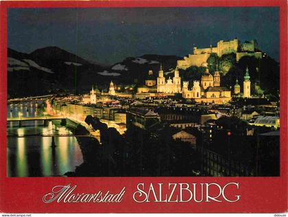 Carte Postale - Autriche - Salzburg - Im Scheinwerferlicht - Salzburg illuminated Salzbourg illuminé - Salzburg - CPM -