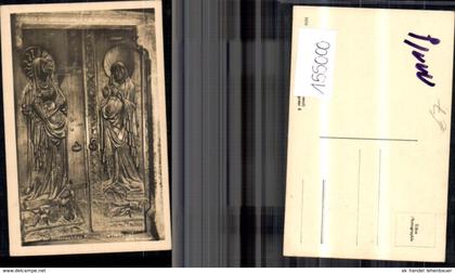 155000,Irrsdorf b. Strasswalchen Flachgau Detailansicht Kirchentüre geschnitzt Kirche