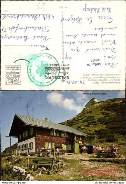 346434,Zeppezauerhaus Berghütte b. Grödig m. Seilbahn Bergstation