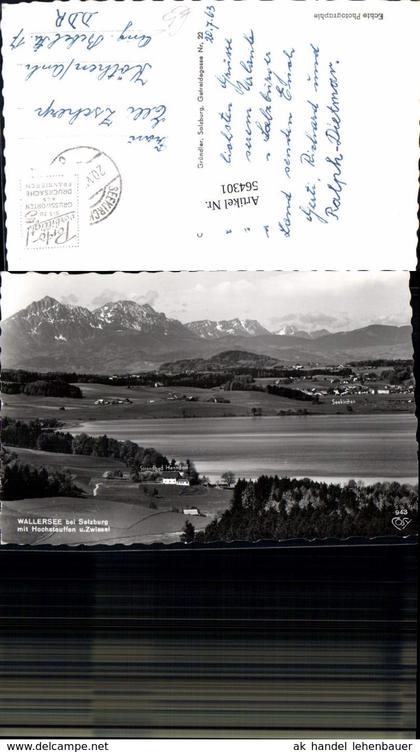 564301,Foto Ak Wallersee b. Salzburg Hochstauffen u. Zwiesel Henndorf am Wallersee St