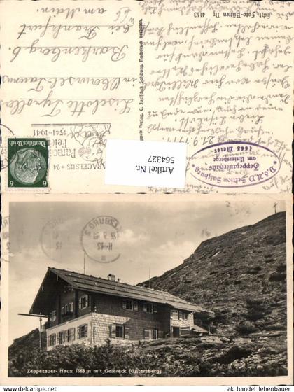 564327,Foto Ak Grödig Zeppezauerhaus m. Geiereck Untersberg
