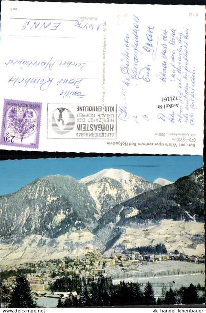 721161 Bad Hofgastein Marktgemeinde Bad Hofgastein Bez. St. Johann im Pongau