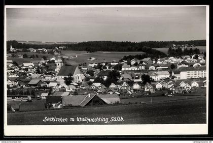 AK Seekirchen am Wallersee, Panorama mit Kirche