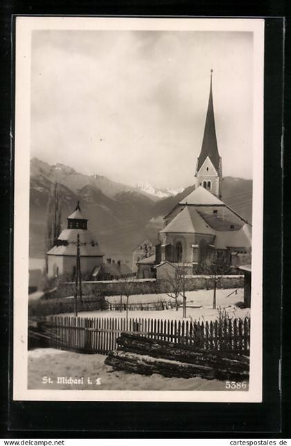 AK St. Michael im Lungau, Teilansicht im Winter