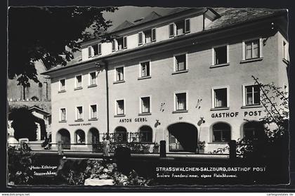 AK Strasswalchen /Salzburg, Der Gasthof Post von Anton Gerbl