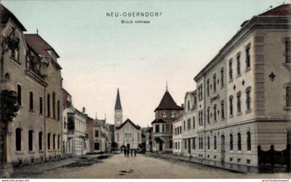 CPA Oberndorf bei Salzburg Österreich, Brückenstraße