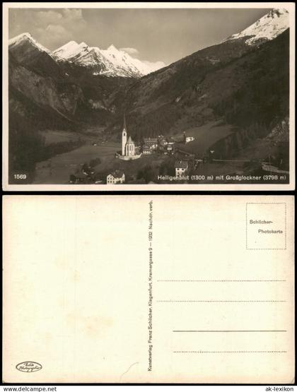 Heiligenblut am Großglockner Heiligenblut mit Großglockner 1932