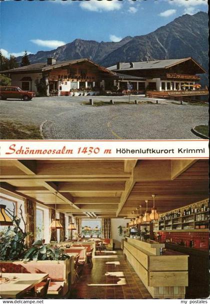 Krimml Alpengasthof Schoenmoosalm